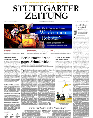 Stuttgarter Zeitung Cover